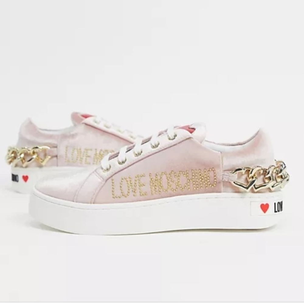 Love Moschino chain‎ detail sneakers size 36EU